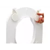 Etac Hi-Loo rialzo per WC con coperchio, 10 cm