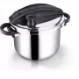 Pentola a pressione Lamart LTDSD6 6 L nero acciaio inox