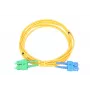 Cavo patch Extralink SC/UPC - SC/APC, monomodale duplex, fibra ottica G.652D, PVC 3 mm, 5 m
