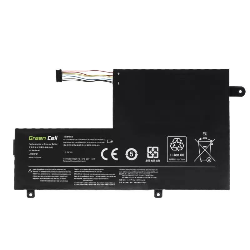 Batteria Green Cell LE124 per Lenovo Yoga 500-14IBD 500-14ISK 500-15IBD 500-15ISK