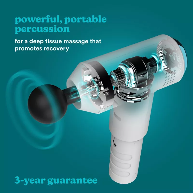 Pistola massaggiante a percussione HoMedics PGM-150-EU — dispositivo portatile per terapia a percussione