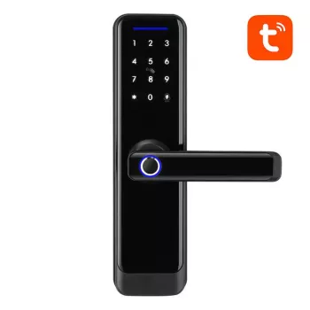 Serratura smart per porta Avatto SDL-A270-B WLAN digitale, nera – accesso senza chiave, accesso remoto