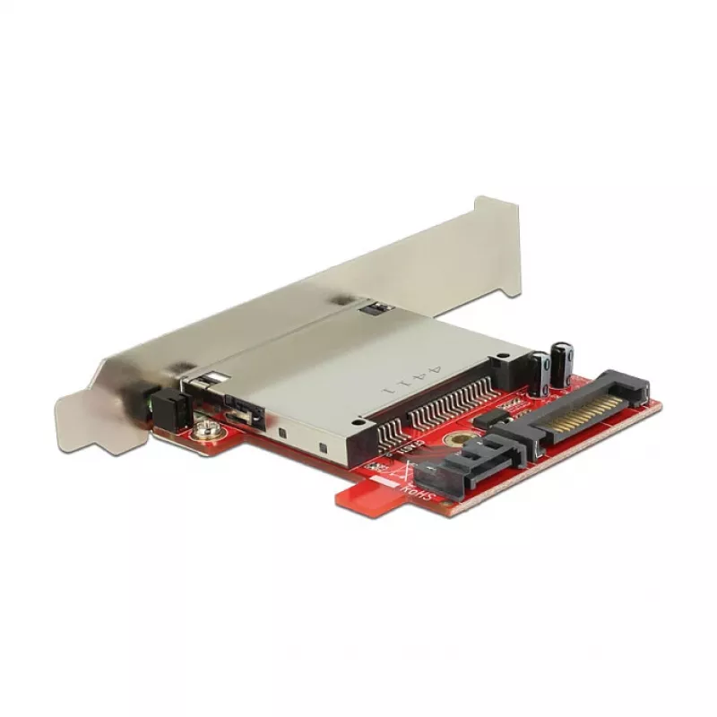 Lettore di schede DeLOCK 91495 SATA interno nero rosso argento