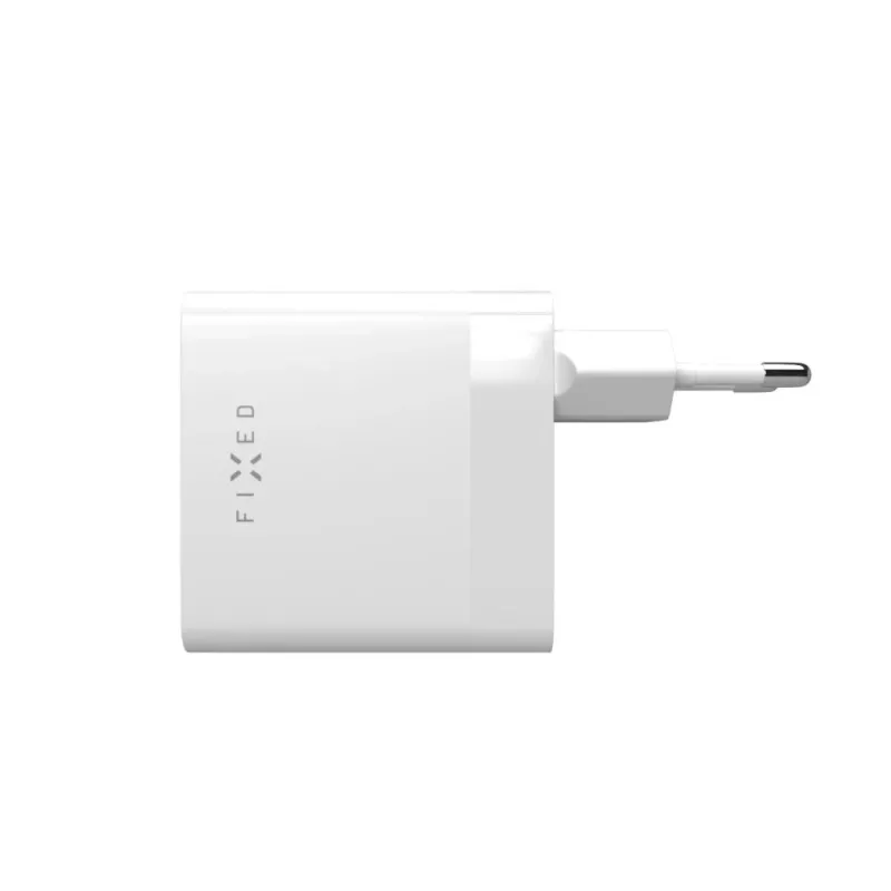 Caricabatterie FIXED FIXC65-2C-WH per interni AC ricarica rapida 2x USB Type-C