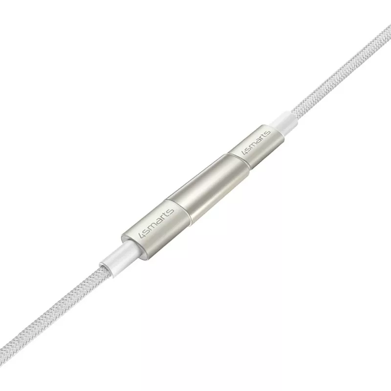 Cavo USB-C a USB-C 4smarts PremiumCord 100W 3 m bianco - 3 m - USB C - USB C - USB 2.0 - 0,48 Gbit/s - bianco