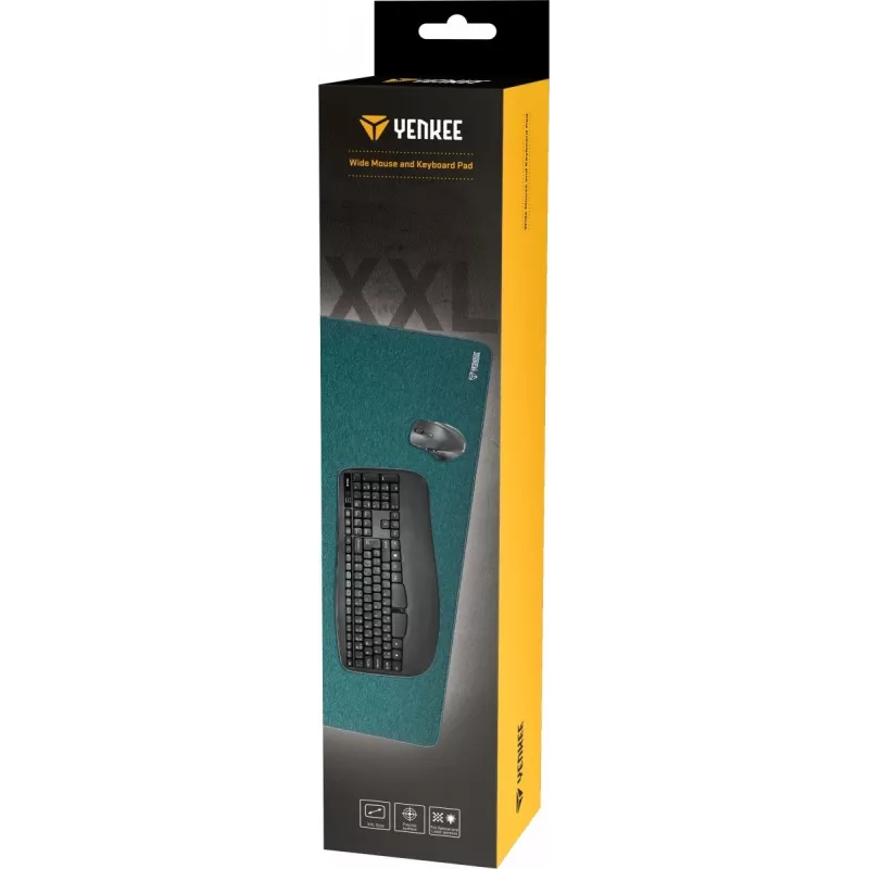 Tappetino per mouse e tastiera YENKEE YPM 9040GN Office XXL