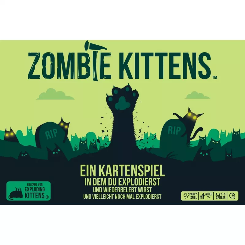 Zombie Kittens, gioco di carte