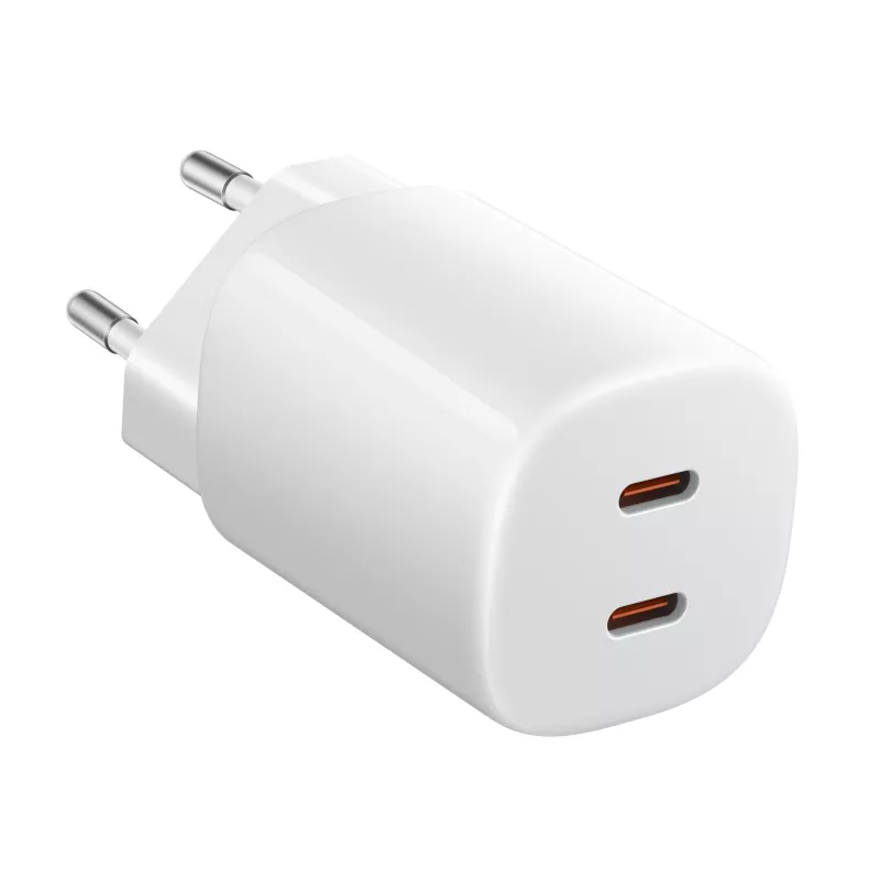 Caricabatterie Xiaomi Nano Turbo 45W bianco — 2× USB‑C AC indoor per smartphone e tablet