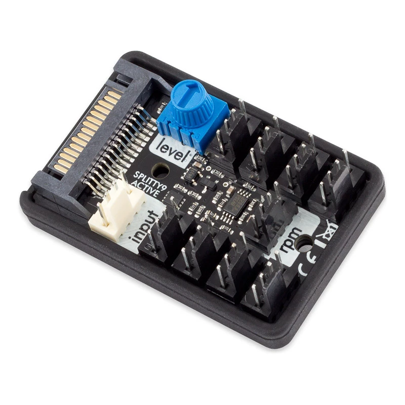 Aqua Computer SPLITTY9 ACTIVE splitter attivo per un massimo di 9 ventole PWM