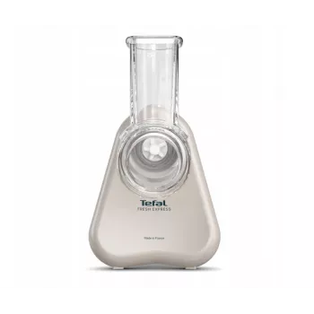 Affettatrice elettrica per verdure Tefal Fresh Express DN853BE0 — 150 W, 3 inserti intercambiabili, 1 velocità, crema