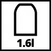 Einhell 3407000 - grigio - nero - 1,3 m - 8 mm - 390 g - 560 g