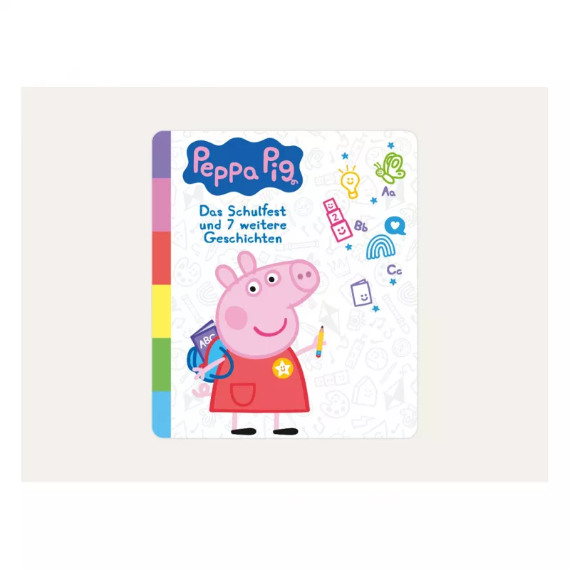 Peppa Pig - La festa della scuola e altre 7 storie, statuina audio