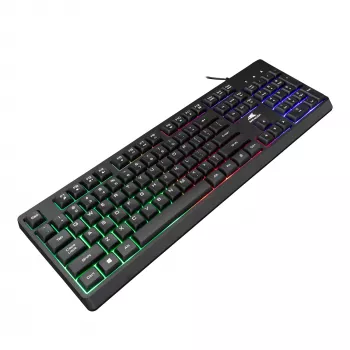 Tastiera US Baracuda Starfish nera modello STARFISH — formato compatto, layout US
