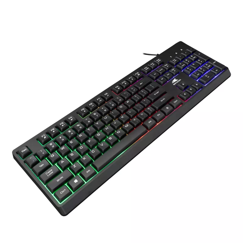 Tastiera US Baracuda Starfish nera modello STARFISH — formato compatto, layout US