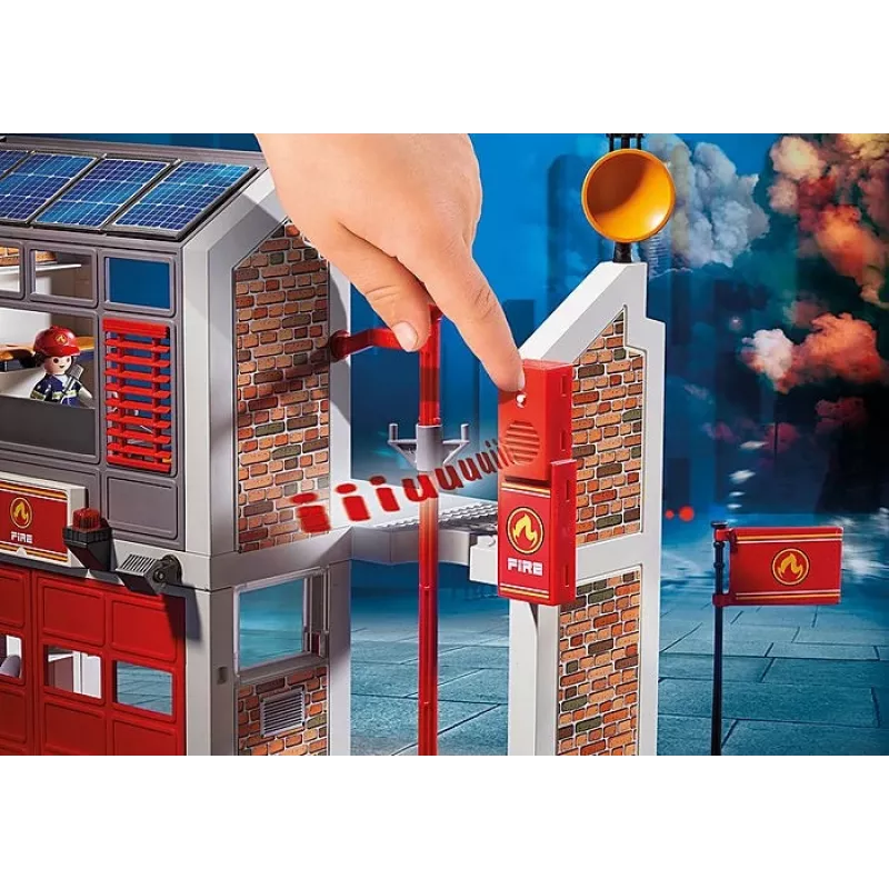 Set di personaggi Grande caserma dei pompieri 9462
