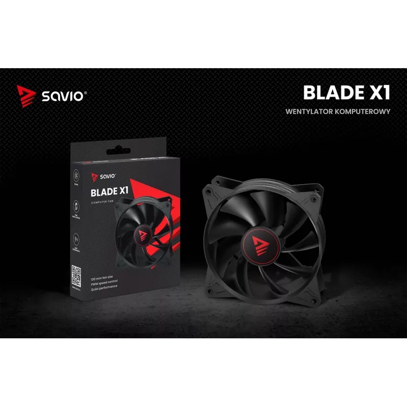 Ventola per case SAVIO SAVGBLADE 120mm PWM