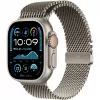 Cinturino Milanese Loop in titanio naturale 49 mm - S