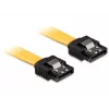 Cavo SATA connettore maschio/connettore maschio DeLOCK 0,3 m giallo
