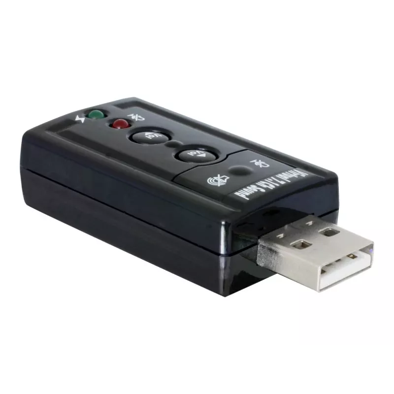 DeLOCK Adattatore audio USB 7.1 - Scheda audio - Stereo - USB (61645)