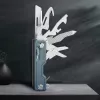 Coltello multifunzione Nextool NE20098 10-in-1 — multitool pieghevole in acciaio inox, 7,5 cm da chiuso, 87 g, verde