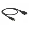 Cavo USB DeLOCK 0,5 m USB3.1 C - MicroUSB3.1 B