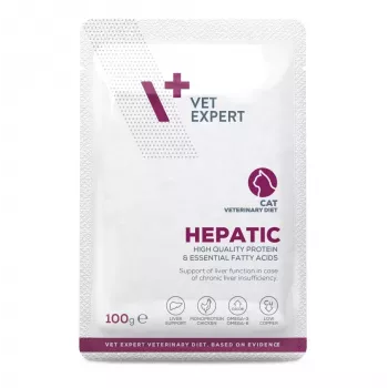 VetExpert Hepatic Chicken cibo umido per gatti 100 g
