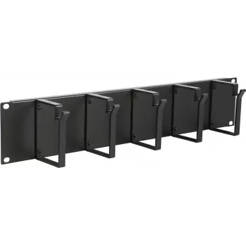 Pannello di gestione cavi LOGON RAO105BL nero alluminio 48,3 cm