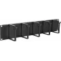 Pannello di gestione cavi LOGON RAO105BL nero alluminio 48,3 cm