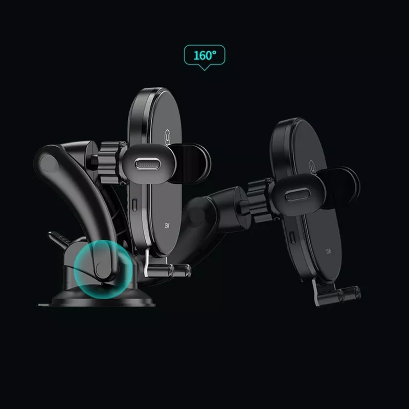 Supporto auto a induzione per smartphone usams US-CD131 15W automatico per parabrezza e cruscotto