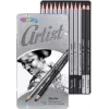 Set artistico da schizzo Colorino 80118PTR – 12 matite da schizzo e accessori