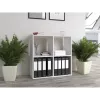 Libreria da soggiorno Topeshop MALAX 2X2 BIEL