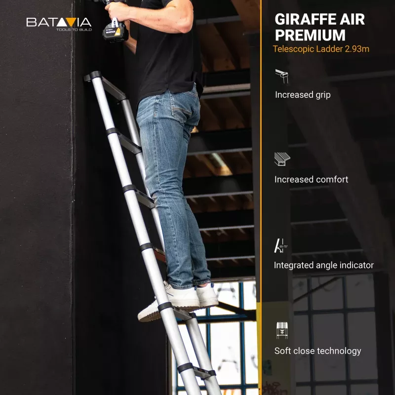 Scala telescopica Batavia B.V. Giraffe AIR 2,93 m — scala estensibile compatta