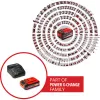 Martello perforatore a batteria EINHELL Power X-Change TE‑HD 18 Li, 18V, Li‑Ion 4,0 Ah Plus, con set punte e scalpelli