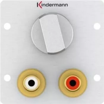 Presa 2 x RCA Kindermann 7444000518