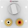 Presa 2 x RCA Kindermann 7444000518