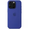 Custodia in silicone Apple iPhone 16 Pro MagSafe blu oltremare