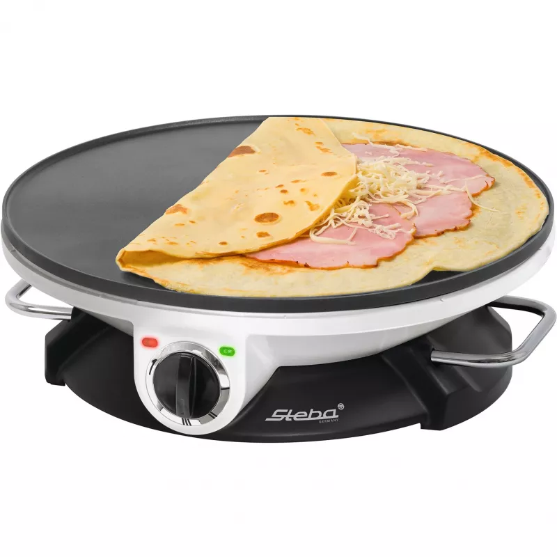 Steba CR 32 - piastra per crêpe - 1,2 kW - nero/bianco