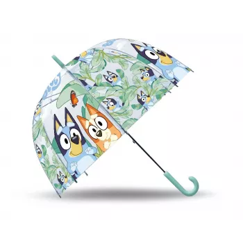 Ombrello per bambini Euroswan Bluey — ombrello compatto per bambini, apertura automatica, telo impermeabile