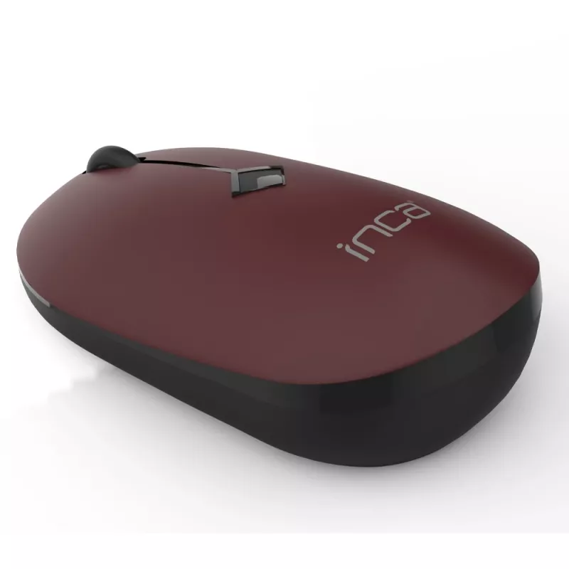 Mouse INCA IWM-231RB 1600 DPI, wireless, 4 tasti, marrone, 2,4 GHz