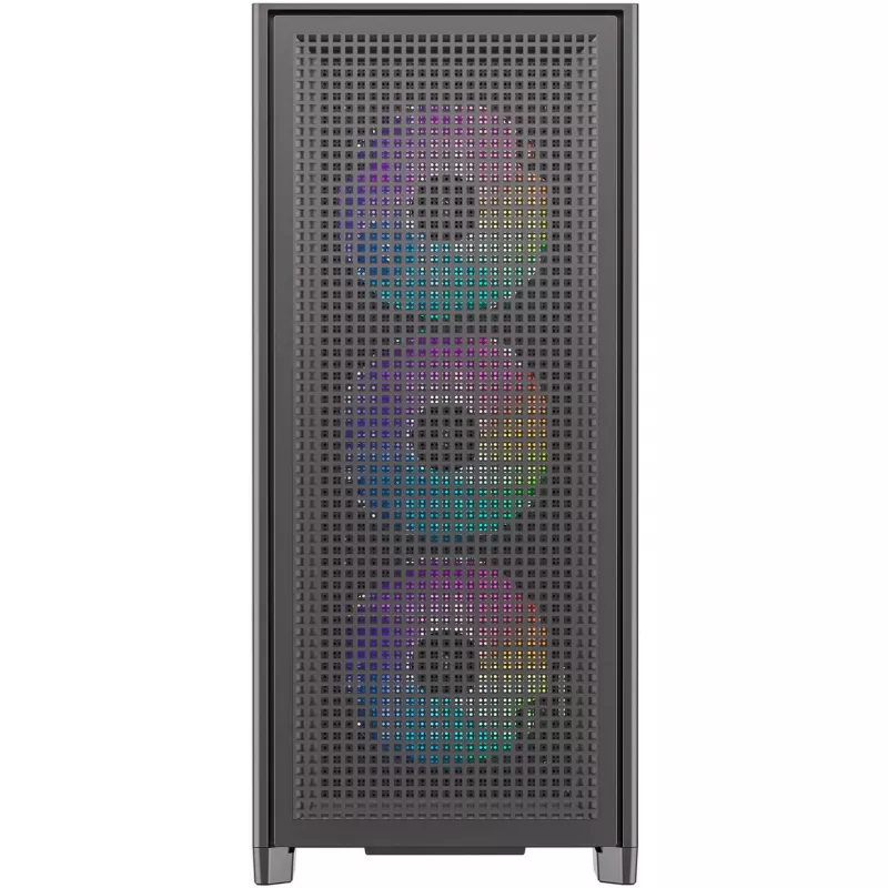 Case per PC Silentware Air 2000 A-RGB nero — Mid-Tower, pannello laterale in vetro temperato