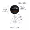 Ecoscandaglio portatile Deeper Smart Sonar PRO+ 2 sonar 675 kHz, portata 100 m, 65×65×65 mm, Li‑Ion 950 mAh