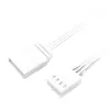 Sharkoon Shark Blades PWM RGB ventola per case da 120 mm, 400–1400 giri/min, bianca