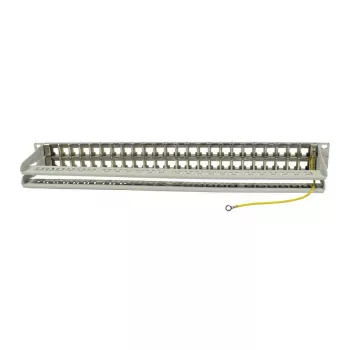 Synergy 21 S216339 Patch panel Keystone 19" per 48 moduli, 1U, grigio chiaro