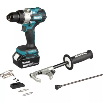Trapano avvitatore a batteria Makita DHP492Z 18 V a batteria, motore brushless, 2 marce, mandrino 13 mm