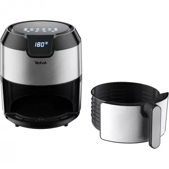Friggitrice ad aria Tefal Easy Fry EY401D Single 4,2 L Stand-alone 1500 W nero, acciaio inox