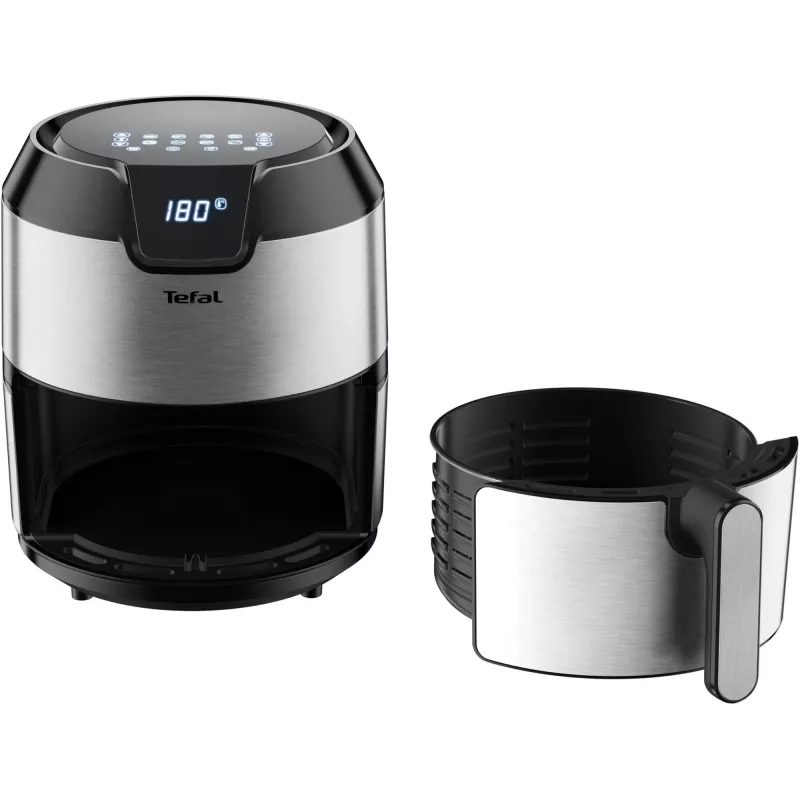 Friggitrice ad aria Tefal Easy Fry EY401D Single 4,2 L Stand-alone 1500 W nero, acciaio inox