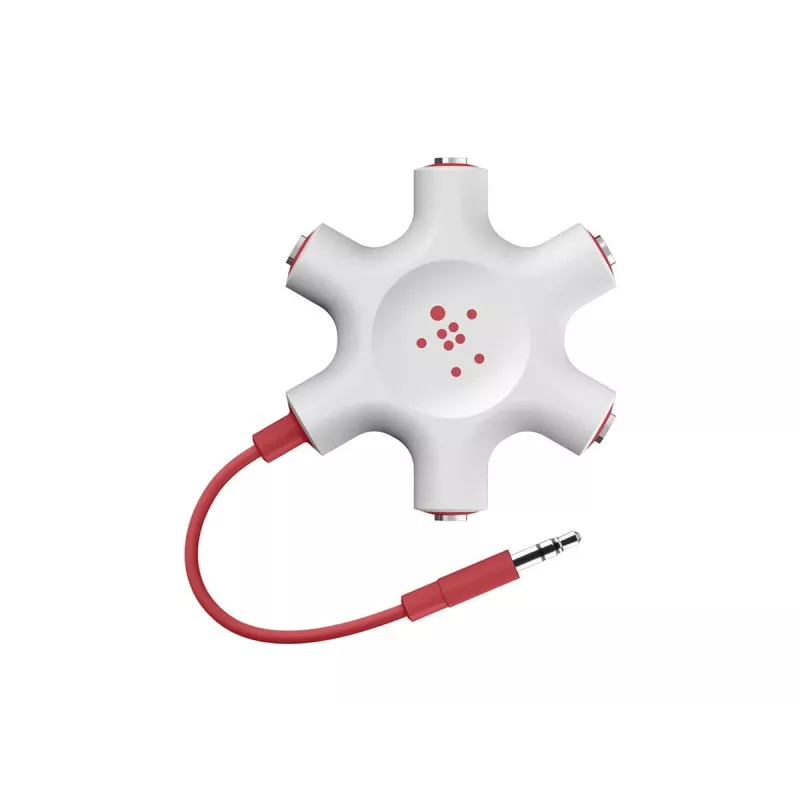 Belkin F8Z274BT - verde - bianco - 1x 3,5mm - 5x 3,5mm - maschio - femmina