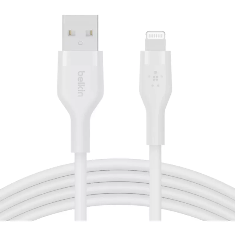 Cavo Belkin Cbl Scicone USB-A LTG 2M blc bianco USB A USB C Lightning