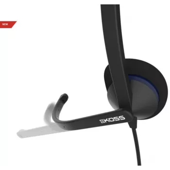 Koss | cuffie | CS195 USB | con filo | on-ear | microfono | nero