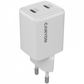Caricabatterie Canyon CU35CC Indoor AC ricarica rapida wireless per laptop smartphone tablet
